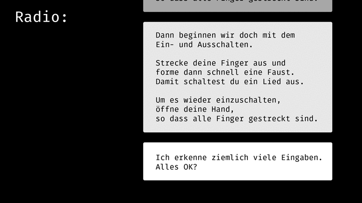 multi object chat switch animation